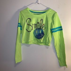Smile crop top, kids size 16